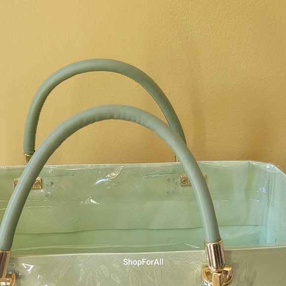 Prada Tote Large Shopping Bag Tote with PVC Cover - Picture 9 of 11